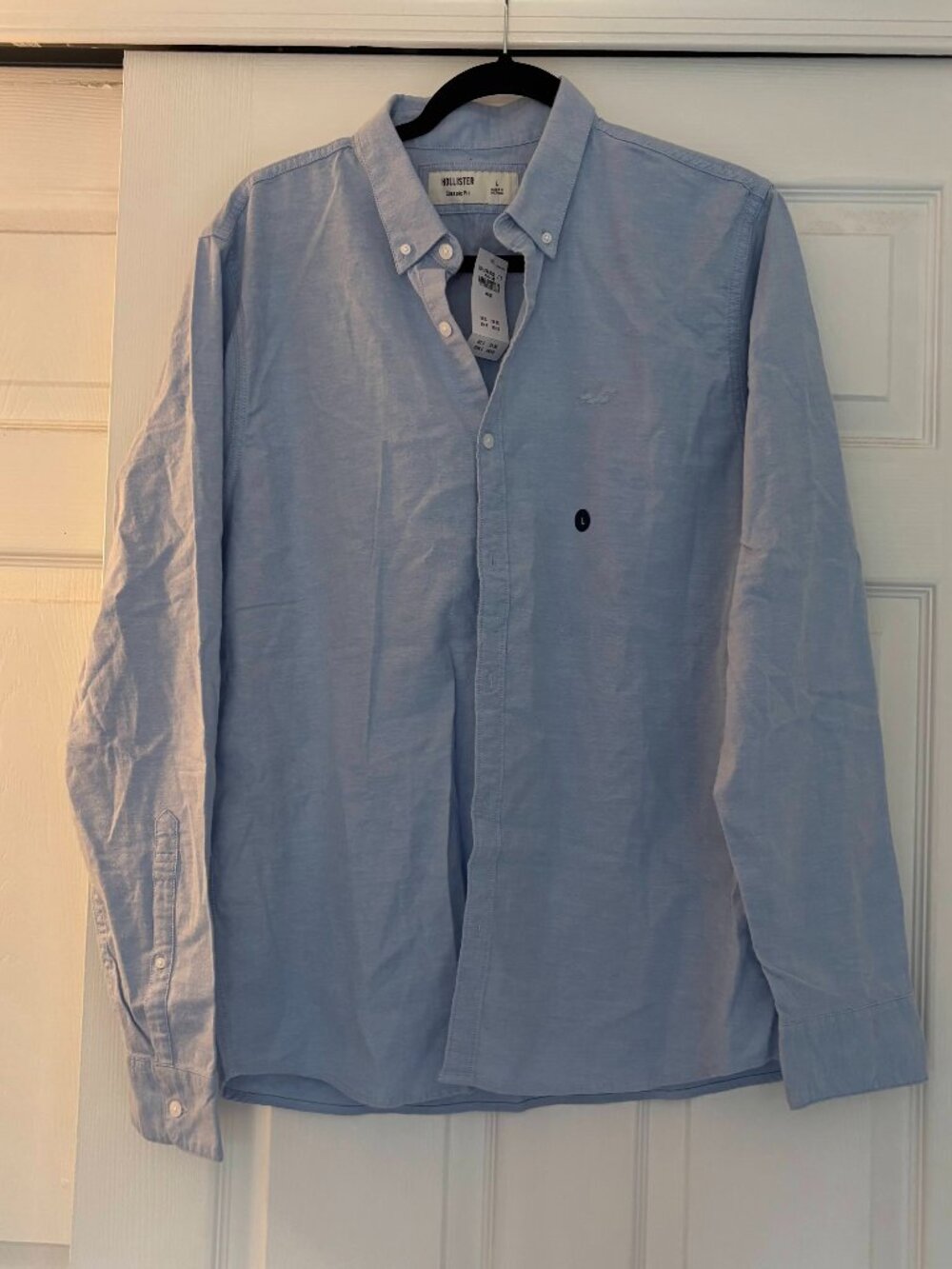 New With Tags Large Blue Hollister Formal Shirt